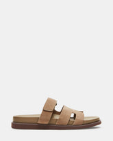 MAIVEN Taupe Suede Men's Fisherman Sandal | Steve Madden on Sale