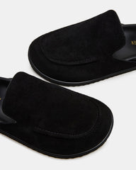 LUCIO Black Suede Slip-On Men's Casual Clog | Steve Madden discount