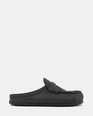 WYATT Black Leather Slip-On Clog Men's Casual | Steve Madden outlet