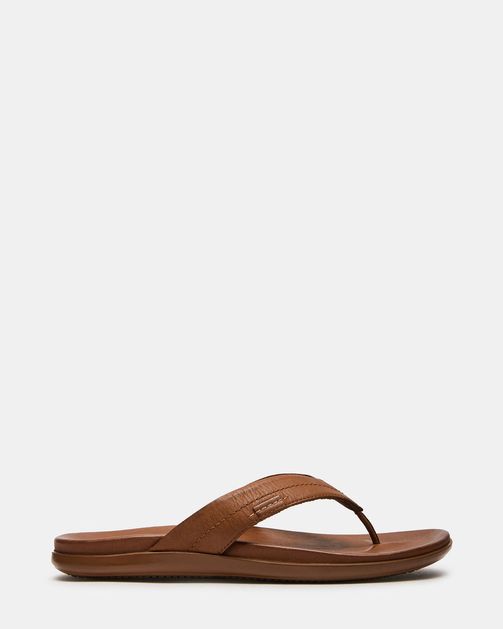 EMMETT Tan Leather Men's Thong Sandal | Steve Madden discount