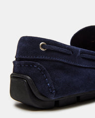 AMALFI Navy Suede Slip-On Men's Casual Loafer | Steve Madden online