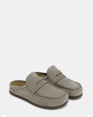 WYATT Taupe Suede Slip-On Clog Men's Casual | Steve Madden outlet