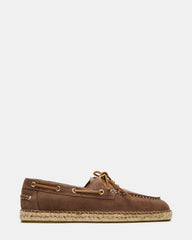 PANCHO Taupe Suede Slip-On Espadrille Boat Shoe Men's Casual | Steve Madden outlet