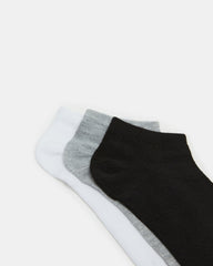 BASIC LOW CUT SOCKS BLACK/WHITE | Men's Multi Pack Low-Cut Socks | Steve Madden outlet