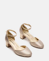 Kids' PRETTYY Gold Girls' Block Heel | Steve Madden discount