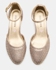 Kids' PRETTYY Gold Girls' Block Heel | Steve Madden discount