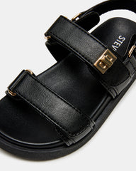 Toddlers' MONA Black Girls' Flatform Sandal | Steve Madden online