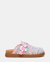 Kids' MAZIE Pink Multi Slip-On Mule Footbed Clog Girls' Flat | Steve Madden discount