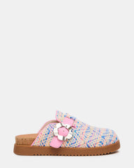 Kids' MAZIE Pink Multi Slip-On Mule Footbed Clog Girls' Flat | Steve Madden discount