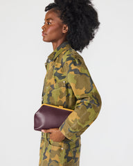 KISSES Bag Wine Chain Strap Crossbody Clutch Handbag | Steve Madden on Sale