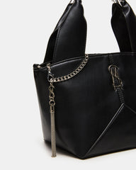VIV Bag Black/Silver Top-Handle Hardware Embellished Handbag | Steve Madden discount