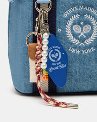 COLLEGE Bag Denim Top-Handle Crossbody Tote Handbag | Steve Madden Sale