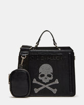 EVELYN Skull Bag Black Top Handle Crossbody Bag | Steve Madden near me