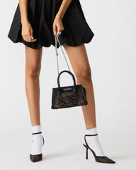 PEACHY Leopard Women's Mini Top-Handle Mesh Handbag | Steve Madden for Sale