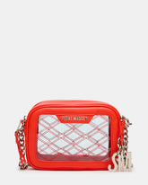 JELLY Bag Red Clear Camera Crossbody Handbag | Steve Madden near me