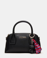 MELODIE Bag Black Dome Satchel Top-Handle Crossbody Handbag | Steve Madden Sale