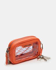 JELLY Bag Orange Clear Camera Crossbody Handbag | Steve Madden near me