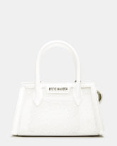 PEACH White Multi Women's Mini Top-Handle Mesh Handbag | Steve Madden discount
