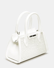 PEACH White Multi Women's Mini Top-Handle Mesh Handbag | Steve Madden discount