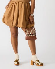 ARDA Cognac Multi Women's Crossbody Pouch Handbag | Steve Madden on Sale