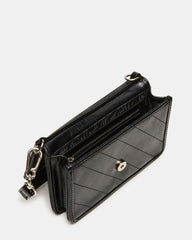 RELAX Bag Black Logo Chain Strap Crossbody Handbag | Steve Madden US