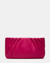 NIKA Fuchsia Women's Pleated Crossbody Clutch Handbag | Steve Madden for Sale