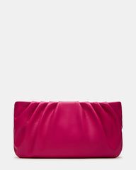 NIKA Fuchsia Women's Pleated Crossbody Clutch Handbag | Steve Madden for Sale