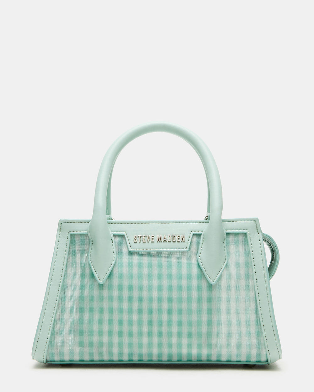 PEACHY Green Multi Women's Mini Top-Handle Mesh Handbag | Steve Madden on Sale