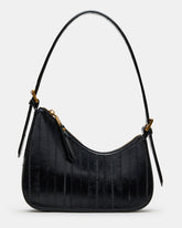SMITH Bag Black Eel Asymmetric Shoulder Handbag | Steve Madden discount