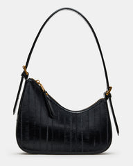 SMITH Bag Black Eel Asymmetric Shoulder Handbag | Steve Madden discount