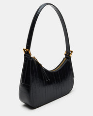 SMITH Bag Black Eel Asymmetric Shoulder Handbag | Steve Madden discount