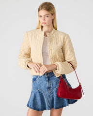 SMITH Bag Red Eel Asymmetric Shoulder Handbag | Steve Madden outlet
