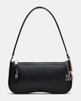 ANGEL Bag Black Top-Zipper Structured Shoulder Strap Handbag | Steve Madden outlet