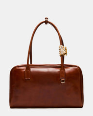 CANDICE Bag Rust Shoulder Strap Box Satchel Handbag | Steve Madden on Sale