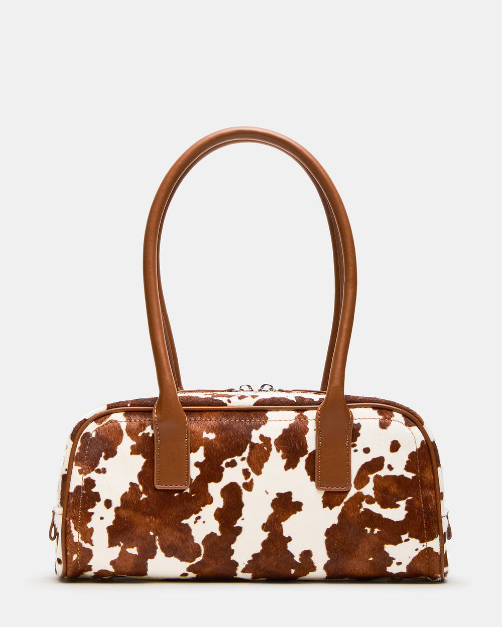 ANISE Bag Brown Cow Print Elongated Shoulder Strap Handbag | Steve Madden near me