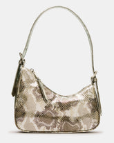 SMITH Bag Silver Snake Asymmetric Shoulder Handbag | Steve Madden for Sale