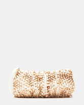 TIKI Natural Women's Beaded Clutch | Steve Madden discount