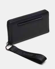 ZIP Wallet Black Zipper Cloure Wristlet Wallet | Steve Madden Sale
