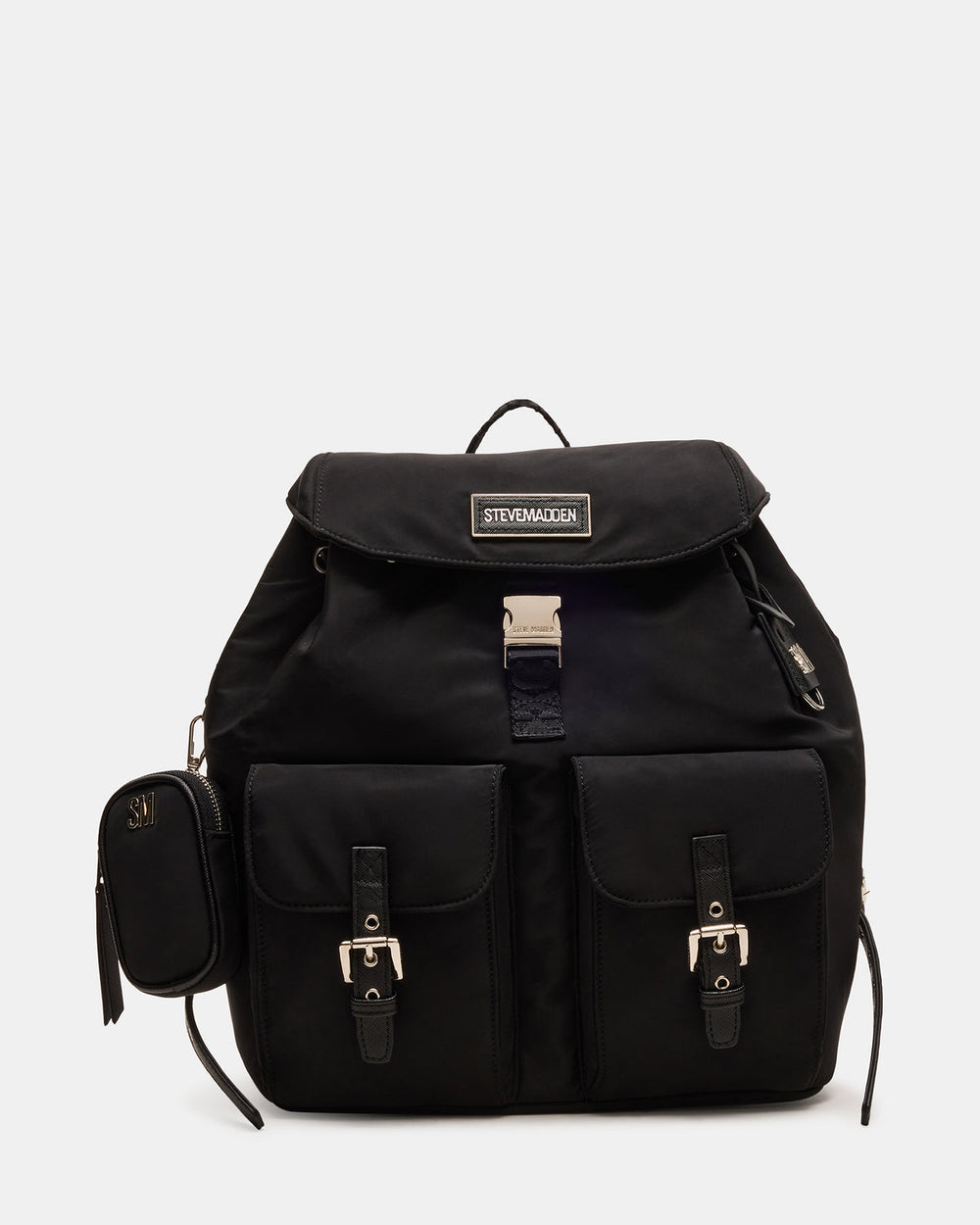 ROLO Black Women's Drawstring Backpack | Steve Madden for Sale