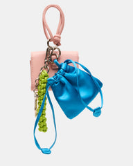 TRAVEL BAG CHARM Coral Multi Card Wallet Attachable Bag Charm | Steve Madden discount