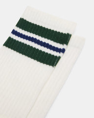 WYNN 2 PACK STRIPE ATHLEISURE SOCKS Egret Women's Stripe Athletic Socks | Steve Madden for Sale