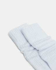 2 PACK SLOUCHY CREW SOCKS WHITE Scrunch Socks | Steve Madden on Sale