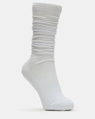 2 PACK SLOUCHY CREW SOCKS BLACK WHITE Scrunch Socks | Steve Madden US