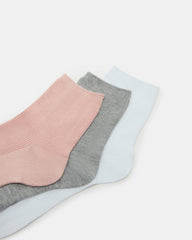 3 Pack Women's Anklet Socks | Steve Madden on Sale