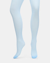 BLAIR SHEER TIGHTS LIGHT Blue Women's Footed Sheer Mesh Tights | Steve Madden on Sale