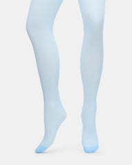 BLAIR SHEER TIGHTS LIGHT Blue Women's Footed Sheer Mesh Tights | Steve Madden on Sale