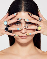WATCH RING Blue Women's Accessories | Steve Madden online