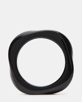 CURVED RETRO BRACELET Black Women's Bangle Bracelet | Steve Madden outlet