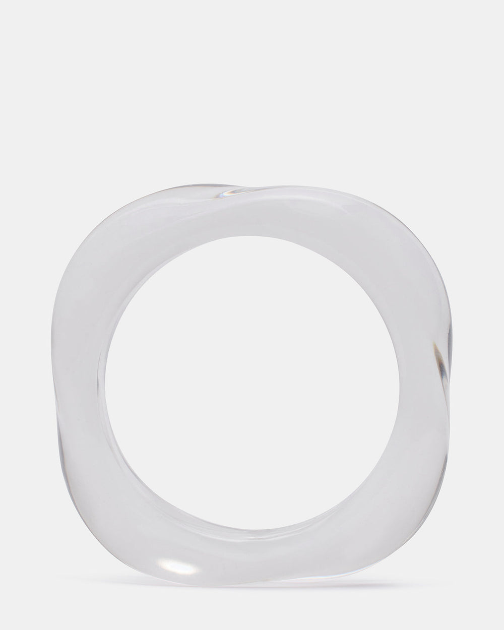 CURVED RETRO BRACELET Clear Women's Bangle Bracelet | Steve Madden for Sale