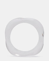 CURVED RETRO BRACELET Clear Women's Bangle Bracelet | Steve Madden for Sale